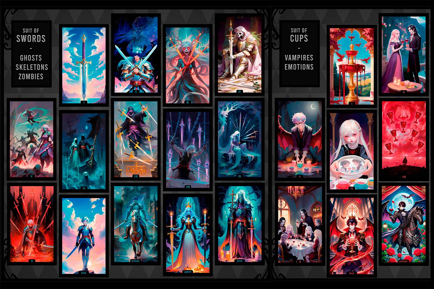 Baraja mágica Blood & Magic para coleccionistas_06