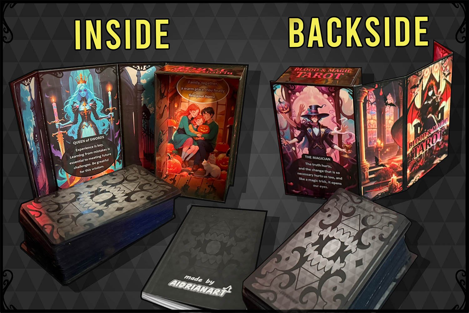 Baraja mística con arcanos mayores y menores_02