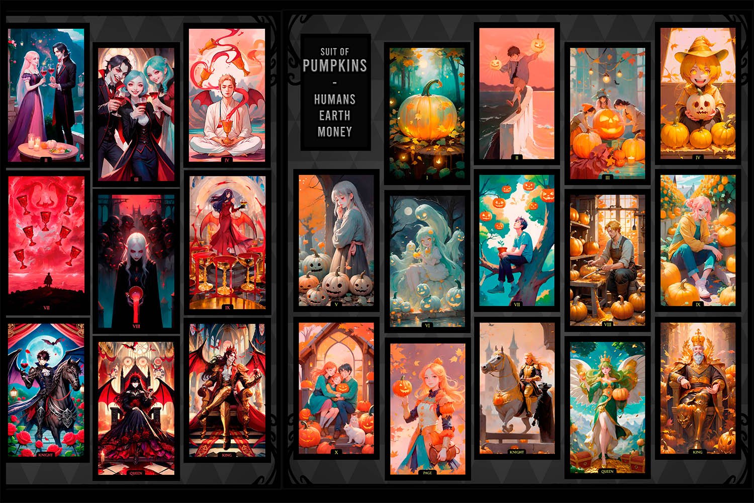 Cartas de tarot Halloween con diseño exclusivo_07