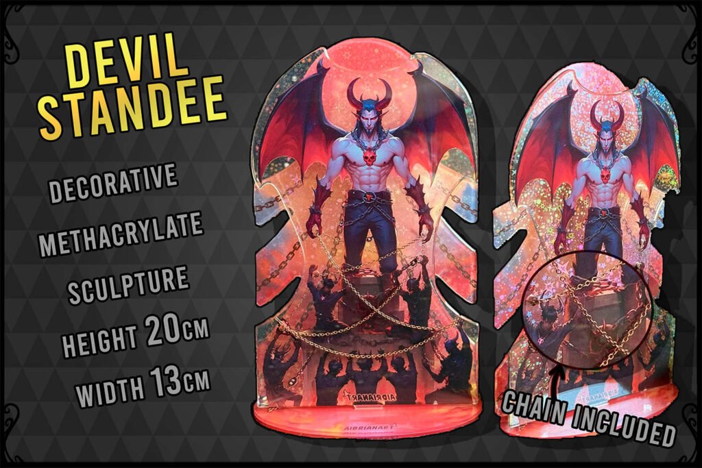 Figura standee Devil del tarot esotérico