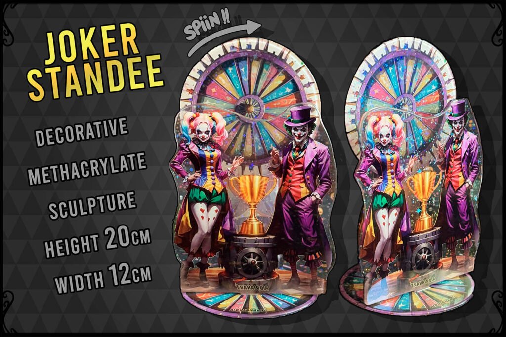Figura standee Joker del tarot Blood & Magic