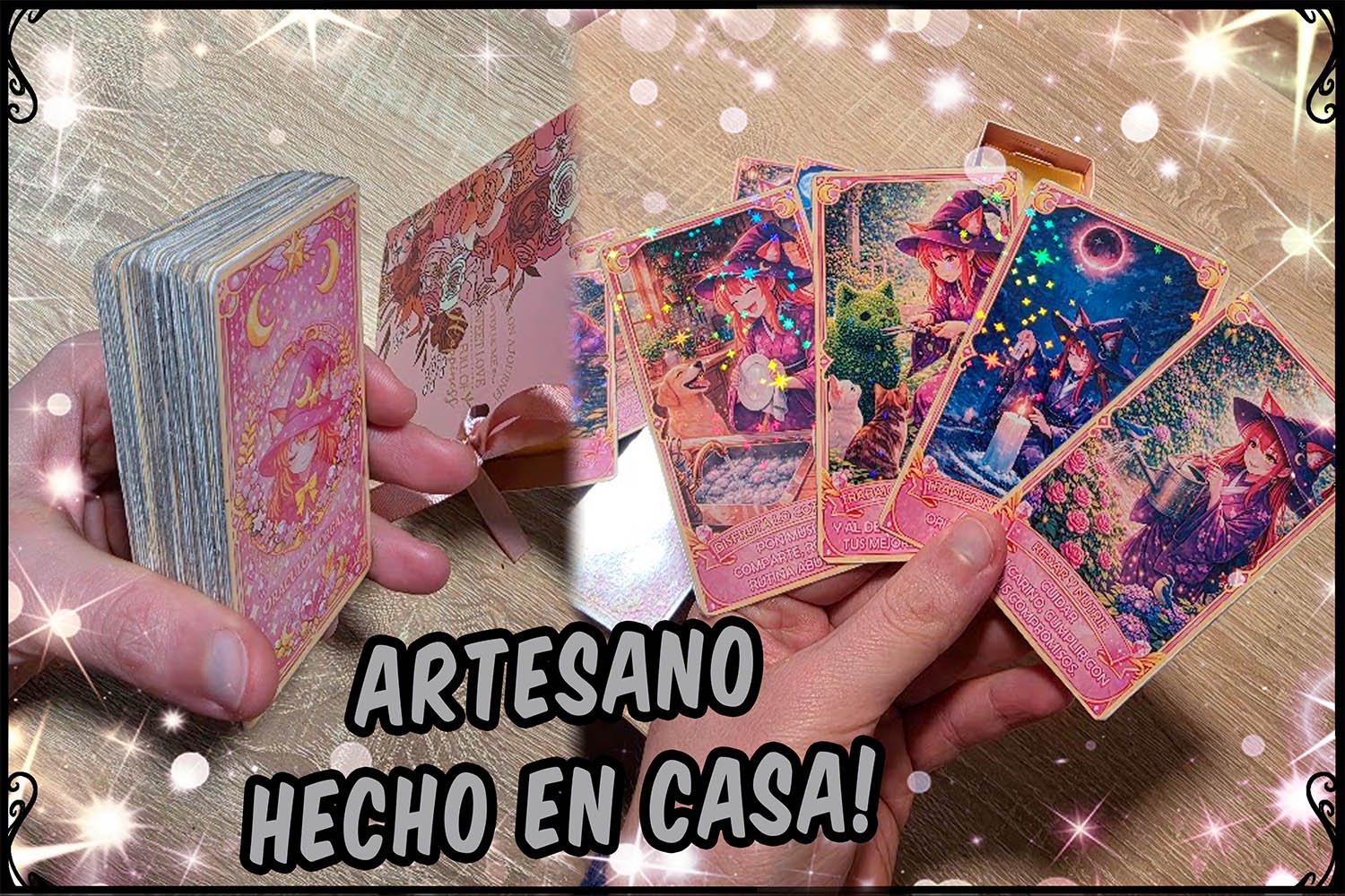 Oráculo de 35 cartas con material artesanal - Aidrian Shop
